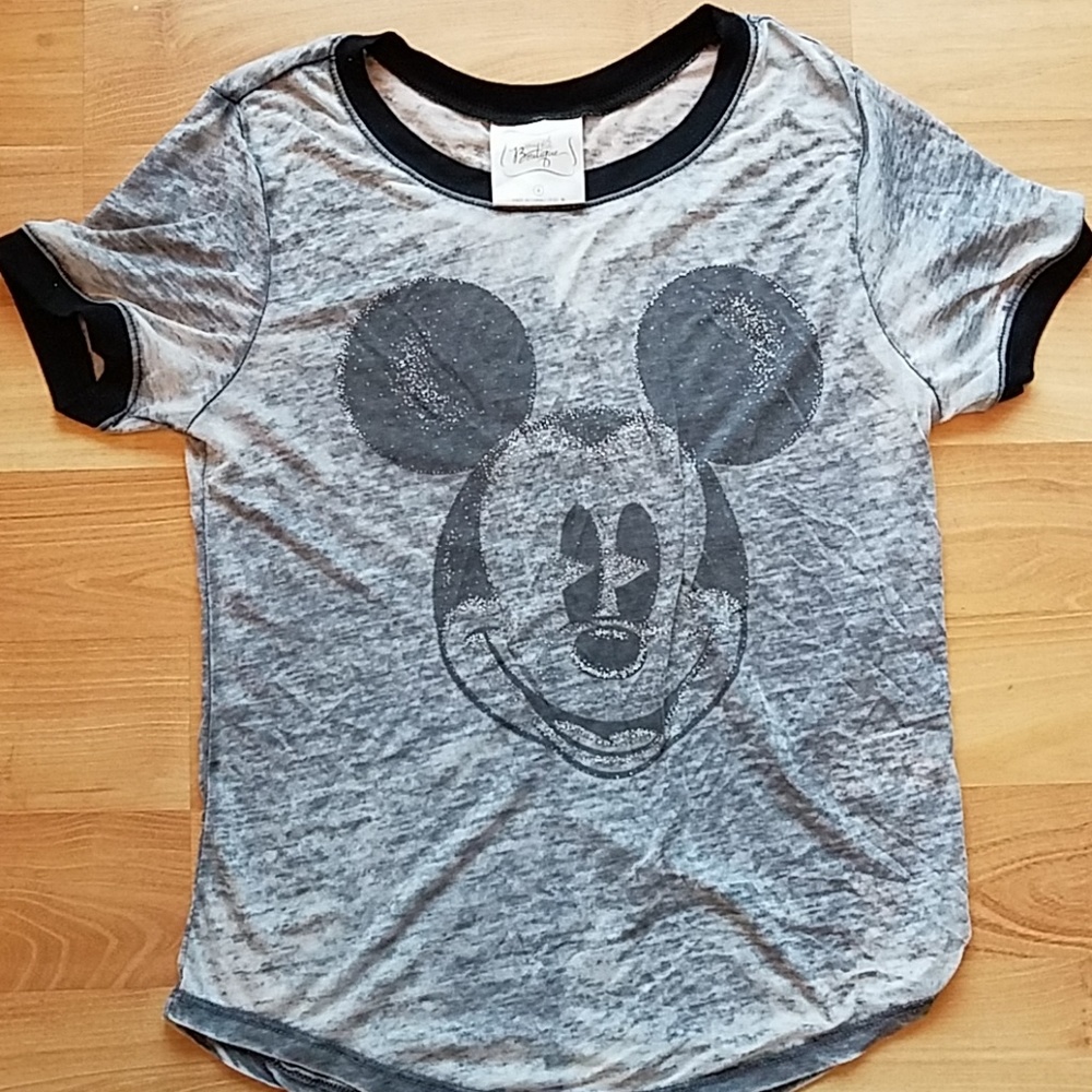 Glittery Mickey Mouse Top